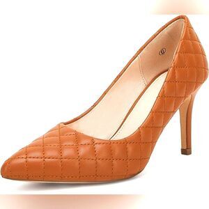 (85-4013)  🔥3/$20🔥  Coutgo Women's Pointed Toe High Heels Shoes Sz 8